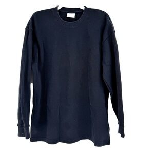 Pro King Heavyweight Waffle Knit Thermal Shirt Men's 2XL Black baselayer Outdoor